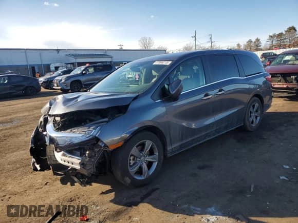 2023 Honda Odyssey EX с VIN 5FNRL6H55PB074026, выставлен на аукционе Copart как лот 47088215 с пробегом 25 068 миль миль и Списание • Salvage title. История ставок и продаж доступна на DreamBid. Изображение 1.