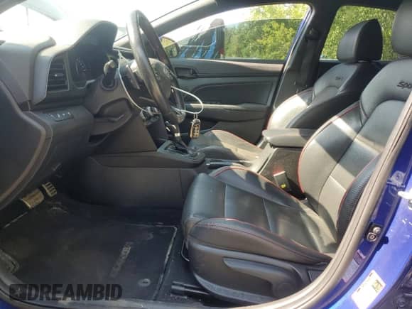 2020 Hyundai Elantra Sport with VIN KMHD04LB1LU084893, listed as a Copart auction lot 60257445 with 140,748 mi miles and Clean title. Bid and sale history available at DreamBid. Image 7.