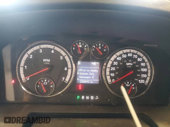 2009 Dodge 1500 Sport z VIN 1D3HV13T49S705585, wystawiony jako Copart lot #81071155 z przebiegiem 230 045 mil mil oraz Czysty tytuł • Clean title. Historia ofert i sprzedaży dostępna na DreamBid. Obrazek 9.