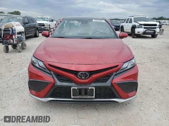 2023 Toyota Camry XSE with VIN 4T1K61AK1PU097849, listed as a Copart auction lot 70029005 with 42,809 mi miles and Salvage title. Bid and sale history available at DreamBid. Image 5.