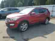 2014 Hyundai Santa Fe z VIN 5XYZUDLA4EG224106, wystawiony jako Copart lot #71776945 z przebiegiem 95 362 mil mil oraz Czysty tytuł • Clean title. Historia ofert i sprzedaży dostępna na DreamBid. Obrazek 1.