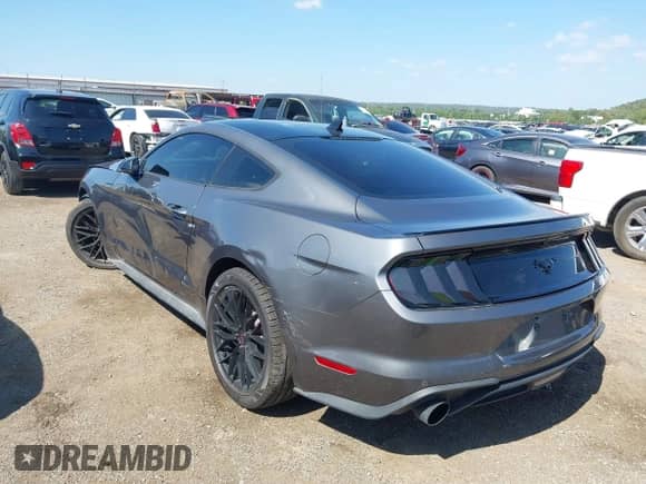 2023 Ford Mustang EcoBoost with VIN 1FA6P8TH9P5113535, listed as a IAAI auction lot 43316499 with 6,270 mi miles and . Bid and sale history available at DreamBid. Image 3.