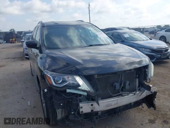 2020 Nissan Pathfinder SV with VIN 5N1DR2BN4LC591623, listed as a IAAI auction lot 42544531 with 114,543 mi miles and . Bid and sale history available at DreamBid. Image 1.