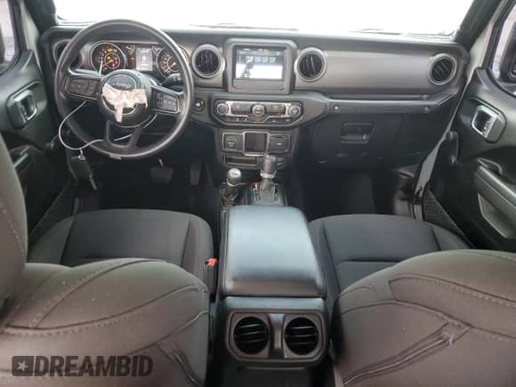 2022 Jeep Wrangler Unlimited Sport with VIN 1C4HJXDN7NW251780, listed as a Copart auction lot 70247304 with 25,935 mi miles and Salvage title. Bid and sale history available at DreamBid. Image 8.