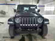 2021 Jeep Wrangler Unlimited Sahara High Altitude with VIN 1C4HJXEG9MW571844, listed as a Copart auction lot 81482334 with 77,409 mi miles and Salvage title. Bid and sale history available at DreamBid. Image 5.