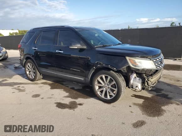 2017 Ford Explorer Limited z VIN 1FM5K7F88HGB81952, wystawiony jako Copart lot #83954605 z przebiegiem 110 880 mil mil oraz Szkoda całkowita • Salvage title. Historia ofert i sprzedaży dostępna na DreamBid. Obrazek 4.