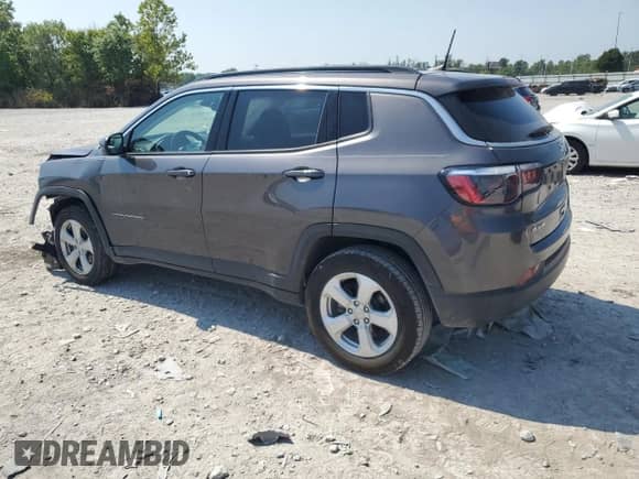 2021 Jeep Compass Latitude with VIN 3C4NJDBB2MT552035, listed as a Copart auction lot 69130975 with 105,058 mi miles and Salvage title. Bid and sale history available at DreamBid. Image 2.