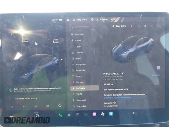 2022 Tesla Model Y Long Range z VIN 7SAYGDEE9NF443673, wystawiony jako IAAI lot #42878246 z przebiegiem 65 689 mil mil oraz . Historia ofert i sprzedaży dostępna na DreamBid. Obrazek 18.