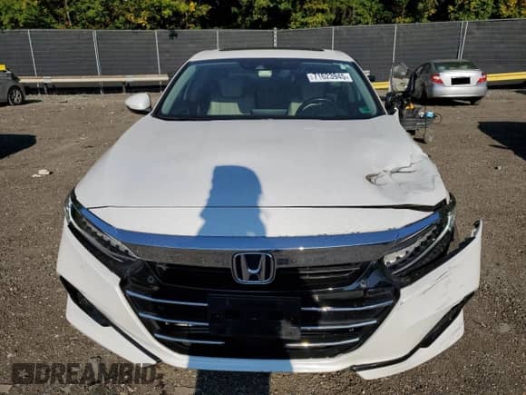 2021 Honda Accord Touring с VIN 1HGCV2F91MA015530, выставлен на аукционе Copart как лот 71623945 с пробегом 59 618 миль миль и Списание • Salvage title. История ставок и продаж доступна на DreamBid. Изображение 5.