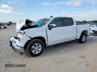 2024 Chevrolet Silverado 1500 LT with VIN 3GCPACEK5RG371509, listed as a Copart auction lot 71610395 with 48,899 mi miles and Salvage title. Bid and sale history available at DreamBid. Image 1.