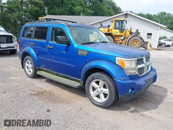 2007 Dodge Nitro SLT with VIN 1D8GU58K47W614709, listed as a IAAI auction lot 42680707 with 145,225 mi miles and . Bid and sale history available at DreamBid. Image 1.