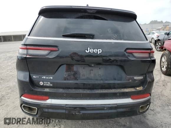 2021 Jeep Grand Cherokee Summit Reserve with VIN 1C4RJKEG5M8118932, listed as a Copart auction lot 59502744 with 50,041 mi miles and Salvage title. Bid and sale history available at DreamBid. Image 6.