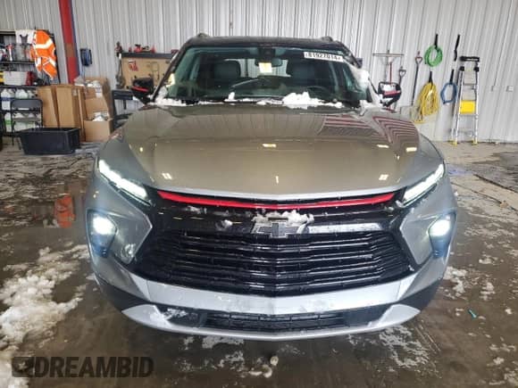 2023 Chevrolet Blazer LT с VIN 3GNKBJR49PS151282, выставлен на аукционе Copart как лот 81927014 с пробегом 24 773 миль миль и На запчасти • Non repairable. История ставок и продаж доступна на DreamBid. Изображение 5.