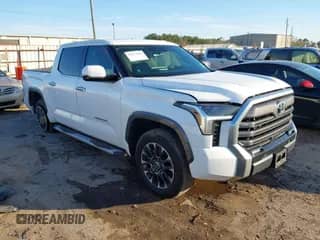 2022 Toyota Tundra Limited with VIN 5TFJA5DB5NX020172, listed as a IAAI auction lot 41323849 with 50,620 mi miles and . Bid and sale history available at DreamBid. Image 1.