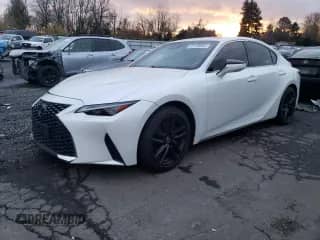 2021 Lexus IS 300 with VIN JTHC81F29M5043408, listed as a Copart auction lot 81128854 with 47,625 mi miles and Salvage title. Bid and sale history available at DreamBid. Image 1.