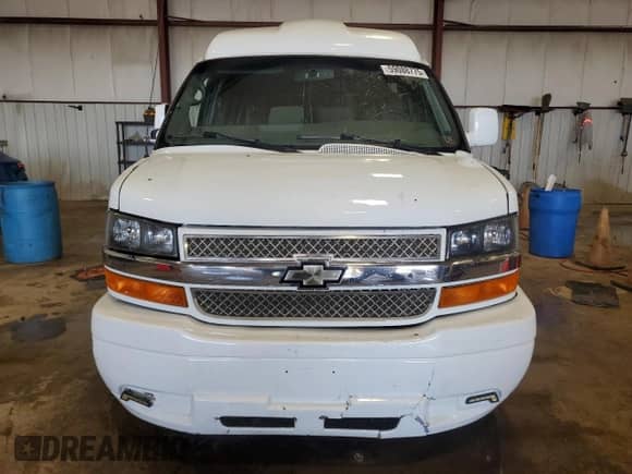 2009 Chevrolet Express Passenger with VIN 1GAHG35K491170193, listed as a Copart auction lot 59088775 with 182,810 mi miles and Salvage title. Bid and sale history available at DreamBid. Image 5.