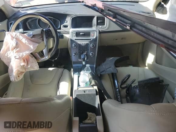 2015 Volvo S60 T5 Drive-E Premier with VIN YV140MFK7F1348859, listed as a Copart auction lot 72071985 with Not provided miles and Salvage title. Bid and sale history available at DreamBid. Image 8.