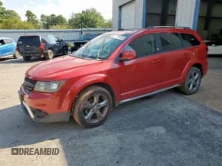 2017 Dodge Journey Crossroad Plus with VIN 3C4PDCGGXHT556533, listed as a Copart auction lot 71491025 with 152,356 mi miles and Clean title. Bid and sale history available at DreamBid. Image 1.
