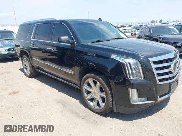2015 Cadillac Escalade ESV Premium z VIN 1GYS4JKJ1FR290370, wystawiony jako IAAI lot #42798963 z przebiegiem 179 935 mil mil oraz . Historia ofert i sprzedaży dostępna na DreamBid. Obrazek 1.