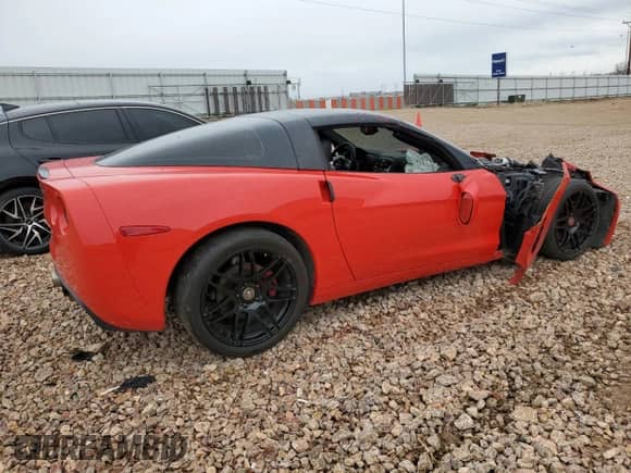 2011 Chevrolet Corvette 1LT with VIN 1G1YA2DW4B5105066, listed as a Copart auction lot 54760895 with Not provided miles and Clean title. Bid and sale history available at DreamBid. Image 3.