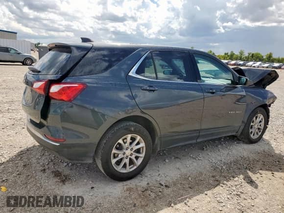 2019 Chevrolet Equinox LT with VIN 2GNAXKEV7K6272448, listed as a Copart auction lot 81733365 with 147,132 mi miles and Salvage title. Bid and sale history available at DreamBid. Image 3.