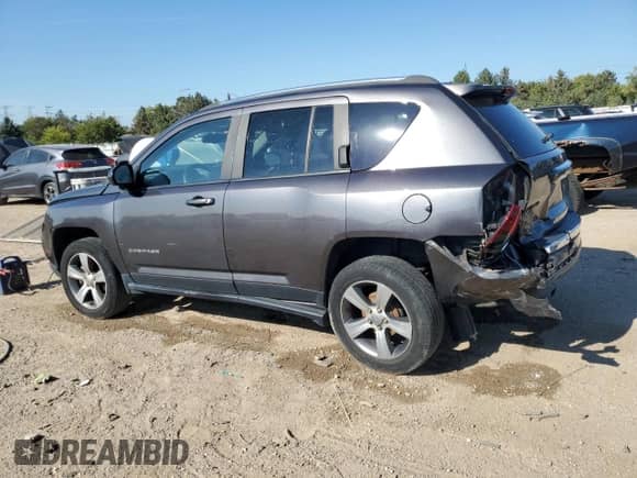 2017 Jeep Compass High Altitude с VIN 1C4NJCEB0HD189400, выставлен на аукционе Copart как лот 81096305 с пробегом 47 235 миль миль и Списание • Salvage title. История ставок и продаж доступна на DreamBid. Изображение 2.