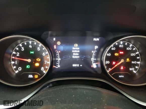 2018 Jeep Compass Latitude with VIN 3C4NJDBB8JT175352, listed as a Copart auction lot 71740325 with 65,612 mi miles and Salvage title. Bid and sale history available at DreamBid. Image 9.