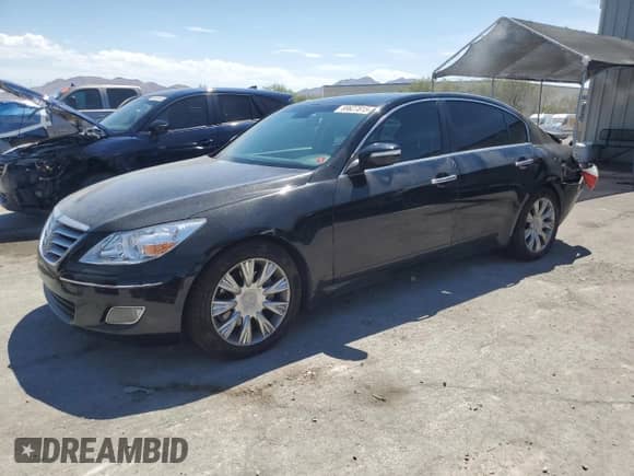 2011 Hyundai Genesis with VIN KMHGC4DEXBU124271, listed as a Copart auction lot 69627815 with 73,166 mi miles and Salvage title. Bid and sale history available at DreamBid. Image 1.