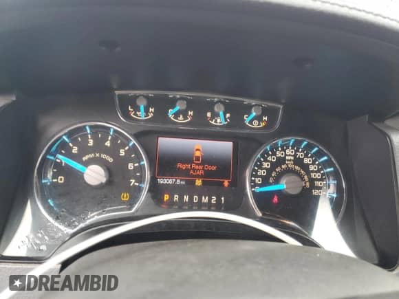 2013 Ford F-150 Lariat with VIN 1FTFW1ET1DKF72240, listed as a Copart auction lot 84885545 with 193,067 mi miles and Salvage title. Bid and sale history available at DreamBid. Image 9.