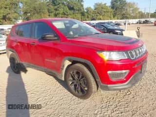 2019 Jeep Compass Sport с VIN 3C4NJCAB0KT711661, выставлен на аукционе IAAI как лот 43390223 с пробегом 145 390 миль миль и . История ставок и продаж доступна на DreamBid. Изображение 1.