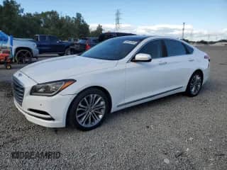 2016 Hyundai Genesis 3.8L z VIN KMHGN4JE7GU107515, wystawiony jako Copart lot #86637655 z przebiegiem Nie podano mil oraz Czysty tytuł • Clean title. Historia ofert i sprzedaży dostępna na DreamBid. Obrazek 1.