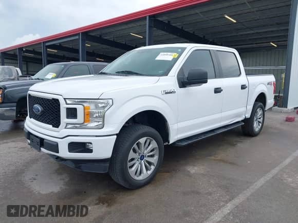 2018 Ford F-150 XL z VIN 1FTEW1EG2JKD68282, wystawiony jako IAAI lot #42808486 z przebiegiem 98 188 mil mil oraz . Historia ofert i sprzedaży dostępna na DreamBid. Obrazek 2.