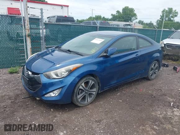 2014 Hyundai Elantra with VIN KMHDH6AH9EU025377, listed as a IAAI auction lot 42611915 with 116,920 mi miles and . Bid and sale history available at DreamBid. Image 18.