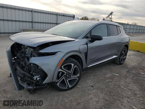2024 Chevrolet Equinox EV LT с VIN 3GN7DMRP2RS265557, выставлен на аукционе Copart как лот 81599704 с пробегом Не указан миль и Чистый • Clean title. История ставок и продаж доступна на DreamBid. Изображение 1.