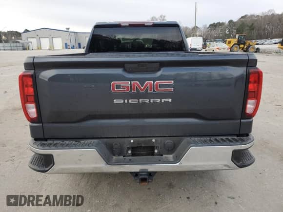 2021 GMC Sierra 1500 with VIN 1GTR8AEHXMZ171957, listed as a Copart auction lot 87154394 with 90,898 mi miles and Salvage title. Bid and sale history available at DreamBid. Image 6.