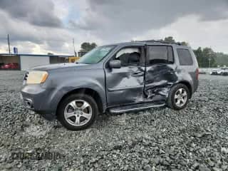 2013 Honda Pilot EX-L with VIN 5FNYF3H67DB018790, listed as a Copart auction lot 64755445 with 210,626 mi miles and Salvage title. Bid and sale history available at DreamBid. Image 1.