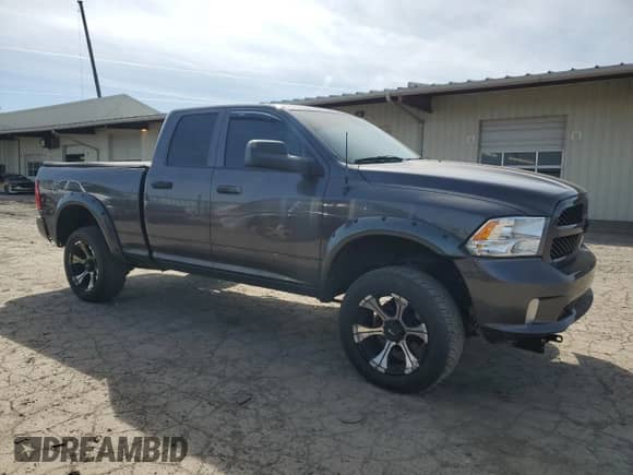 2014 Ram 1500 Tradesman with VIN 1C6RR7FG1ES466307, listed as a Copart auction lot 47203055 with 113,668 mi miles and Salvage title. Bid and sale history available at DreamBid. Image 4.