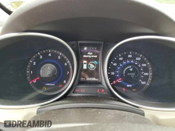 2014 Hyundai Santa Fe с VIN 5XYZUDLA3EG220015, выставлен на аукционе Copart как лот 56282935 с пробегом 103 348 миль миль и Чистый • Clean title. История ставок и продаж доступна на DreamBid. Изображение 9.