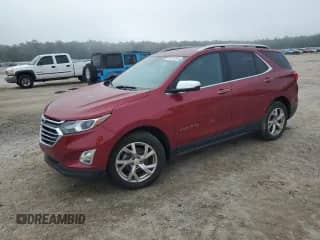 2021 Chevrolet Equinox Premier z VIN 2GNAXNEV2M6126589, wystawiony jako Copart lot #68116345 z przebiegiem 152 368 mil mil oraz Szkoda całkowita • Salvage title. Historia ofert i sprzedaży dostępna na DreamBid. Obrazek 1.