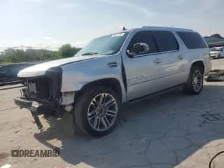 2013 Cadillac Escalade ESV Premium с VIN 1GYS4JEFXDR261065, выставлен на аукционе Copart как лот 60271705 с пробегом 134 466 миль миль и Списание • Salvage title. История ставок и продаж доступна на DreamBid. Изображение 1.