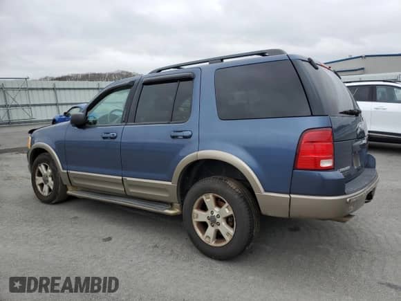 2003 Ford Explorer Eddie Bauer z VIN 1FMZU74K53ZB20582, wystawiony jako Copart lot #85461414 z przebiegiem 111 416 mil mil oraz Nie do naprawy • Non repairable. Historia ofert i sprzedaży dostępna na DreamBid. Obrazek 2.