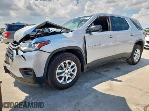 2019 Chevrolet Traverse LS with VIN 1GNERFKW3KJ250062, listed as a Copart auction lot 69962845 with 110,568 mi miles and Salvage title. Bid and sale history available at DreamBid. Image 1.