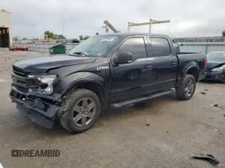 2020 Ford F-150 XLT с VIN 1FTEW1E58LFA30282, выставлен на аукционе Copart как лот 83821665 с пробегом 78 527 миль миль и Списание • Salvage title. История ставок и продаж доступна на DreamBid. Изображение 1.