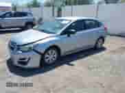 2015 Subaru Impreza 2.0i with VIN JF1GPAA68FG304962, listed as a IAAI auction lot 42506307 with 36,213 mi miles and . Bid and sale history available at DreamBid. Image 22.