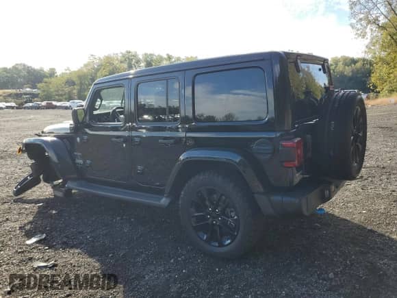 2023 Jeep Wrangler Sahara with VIN 1C4JJXP63PW513576, listed as a Copart auction lot 81793795 with 41,387 mi miles and Salvage title. Bid and sale history available at DreamBid. Image 2.