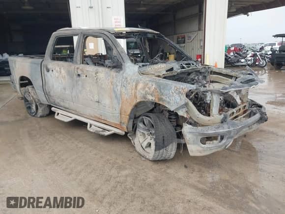 2020 Ram 1500 Big Horn with VIN 1C6RRFFGXLN341957, listed as a IAAI auction lot 42183069 with Not provided miles and . Bid and sale history available at DreamBid. Image 1.