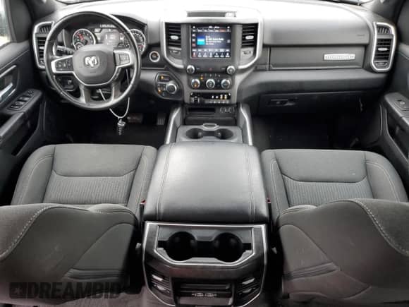 2021 Ram 1500 Big Horn with VIN 1C6SRFFTXMN809072, listed as a Copart auction lot 70227925 with 51,637 mi miles and Salvage title. Bid and sale history available at DreamBid. Image 8.