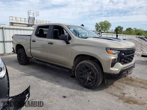 2022 Chevrolet Silverado 1500 Custom Trail Boss z VIN 3GCUDCET4NG579555, wystawiony jako Copart lot #51195454 z przebiegiem Nie podano mil oraz Szkoda całkowita • Salvage title. Historia ofert i sprzedaży dostępna na DreamBid. Obrazek 4.