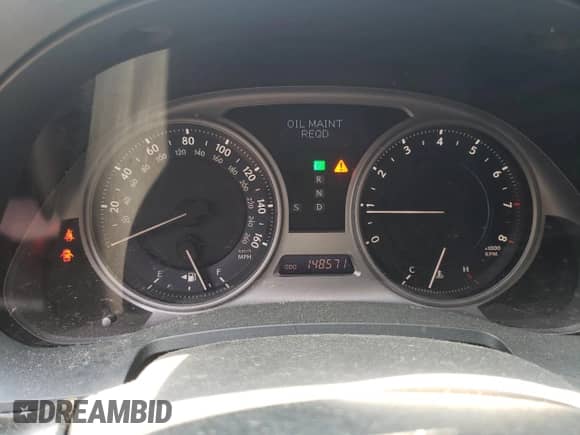 2010 Lexus IS 250 z VIN JTHBF5C2XA5115810, wystawiony jako Copart lot #57043354 z przebiegiem 148 571 mil mil oraz Nie do naprawy • Non repairable. Historia ofert i sprzedaży dostępna na DreamBid. Obrazek 9.