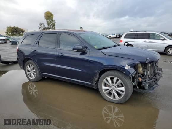 2012 Dodge Durango R/T with VIN 1C4SDHCT6CC204676, listed as a Copart auction lot 51338545 with 155,812 mi miles and Salvage title. Bid and sale history available at DreamBid. Image 4.
